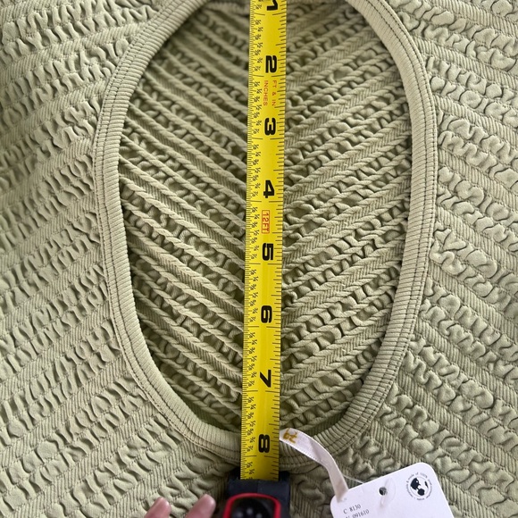 Free People Gabby Seamless Midi Dress Green M/L - Picture 9 of 12